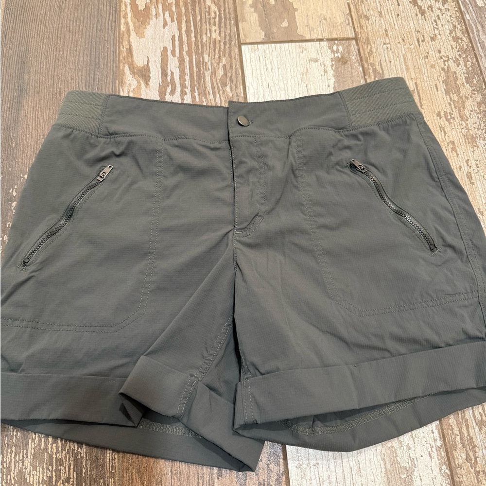 Te Verde Gray Cargo Shorts Lightweight Outdoor Wear